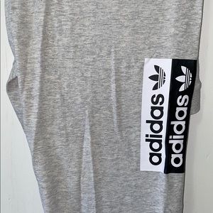 Grey Adidas Logo Leggings